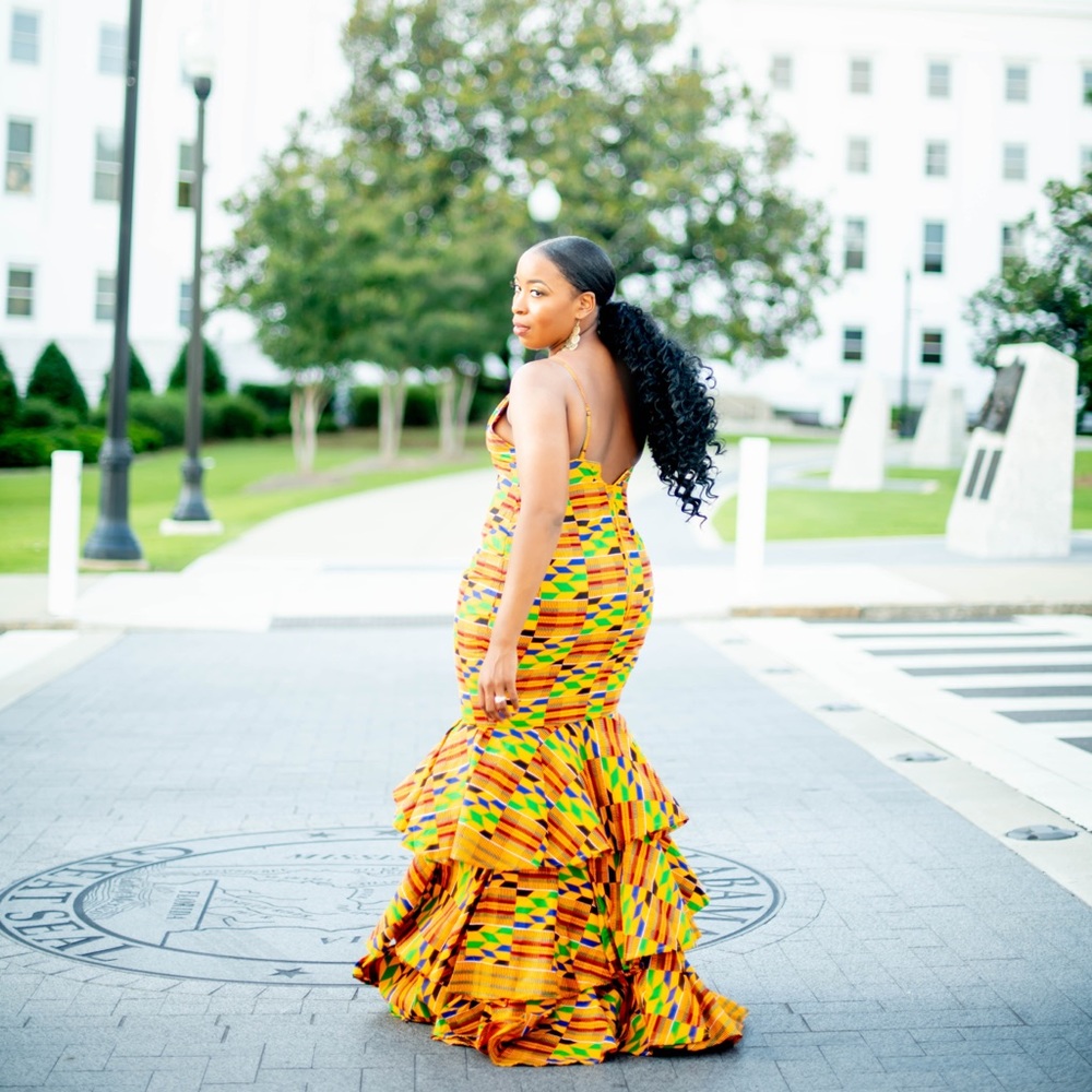 Kente Mermaid Dress
